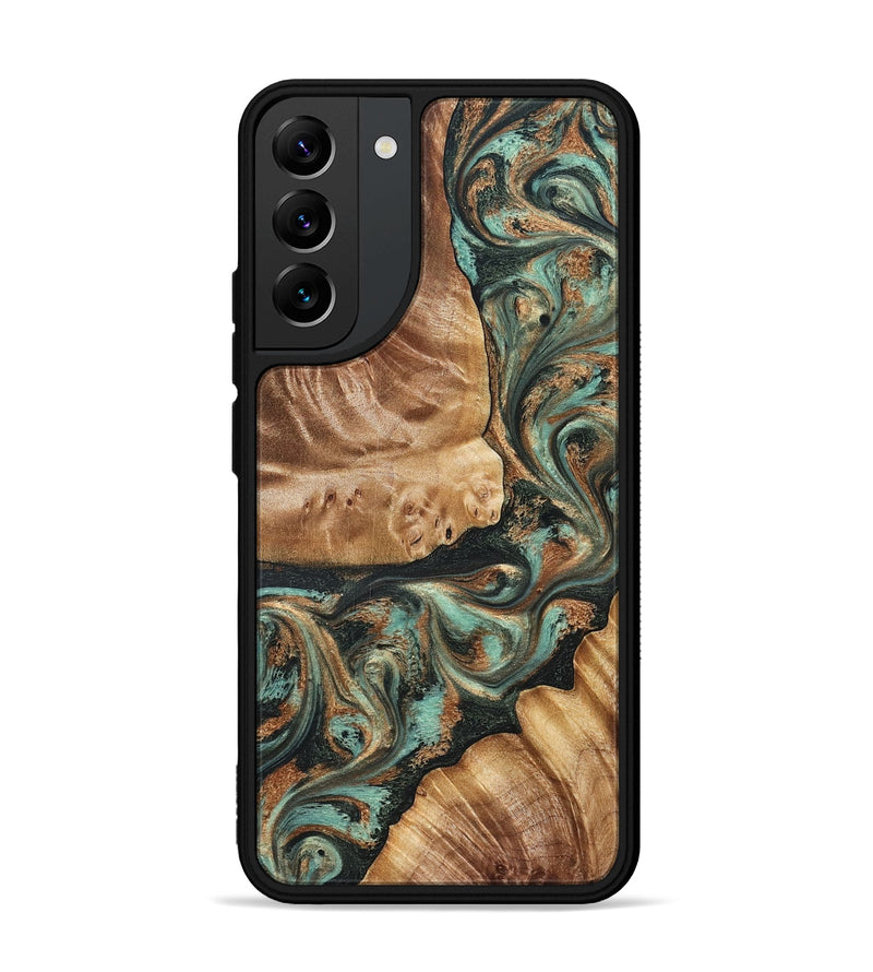 Galaxy S22 Plus Wood Phone Case - Caryl (Green, 827350)