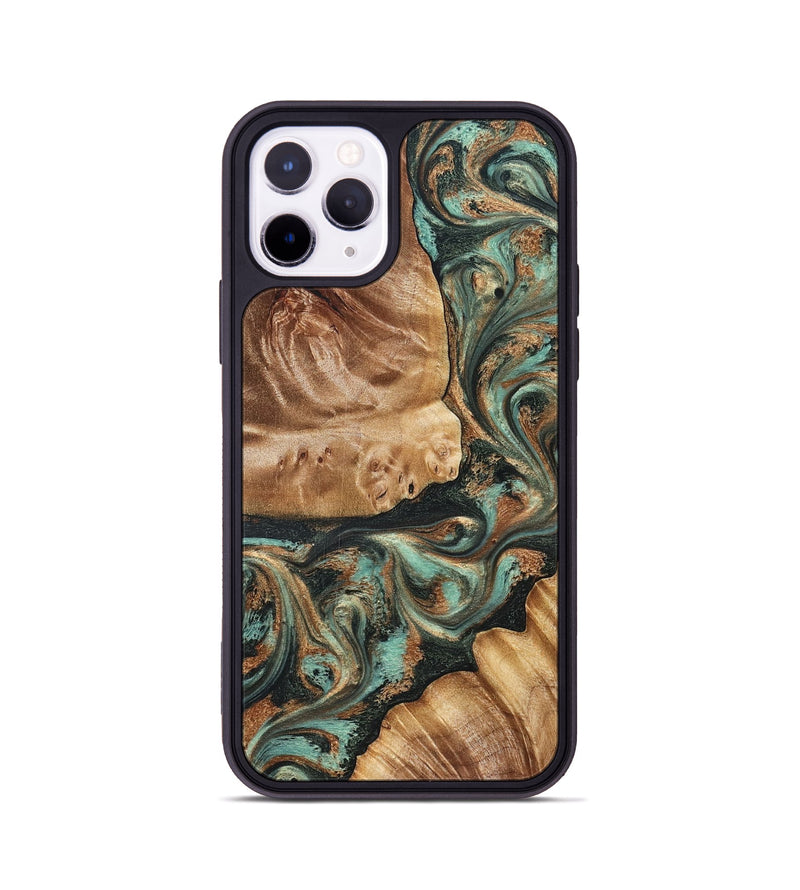 iPhone 11 Pro Wood Phone Case - Caryl (Green, 827350)