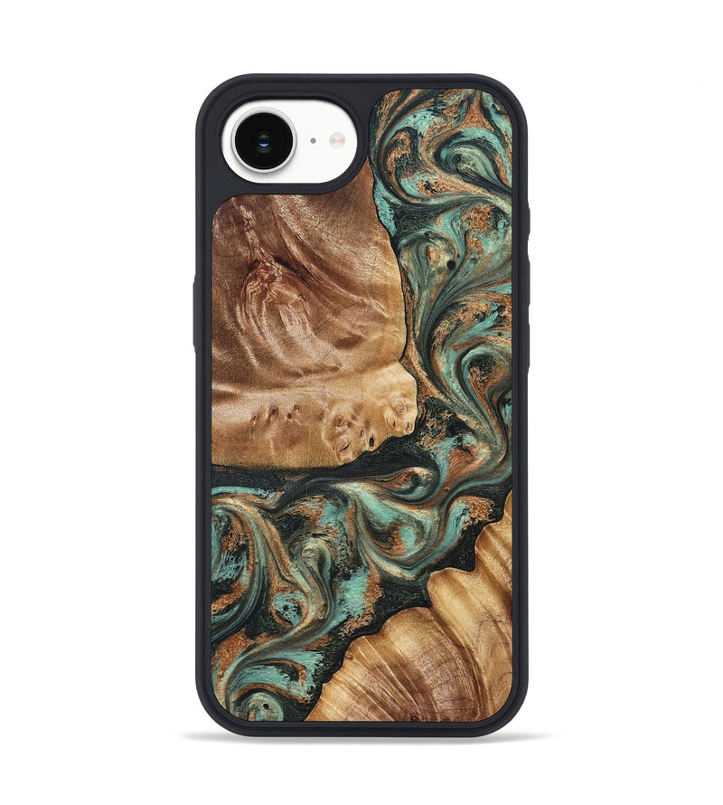 iPhone 16e Wood Phone Case - Caryl (Green, 827350)