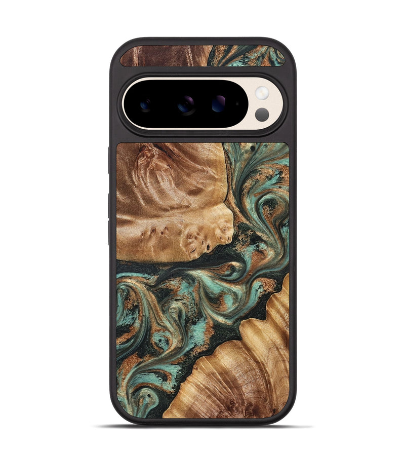 Pixel 10 Wood Phone Case - Caryl (Green, 827350)