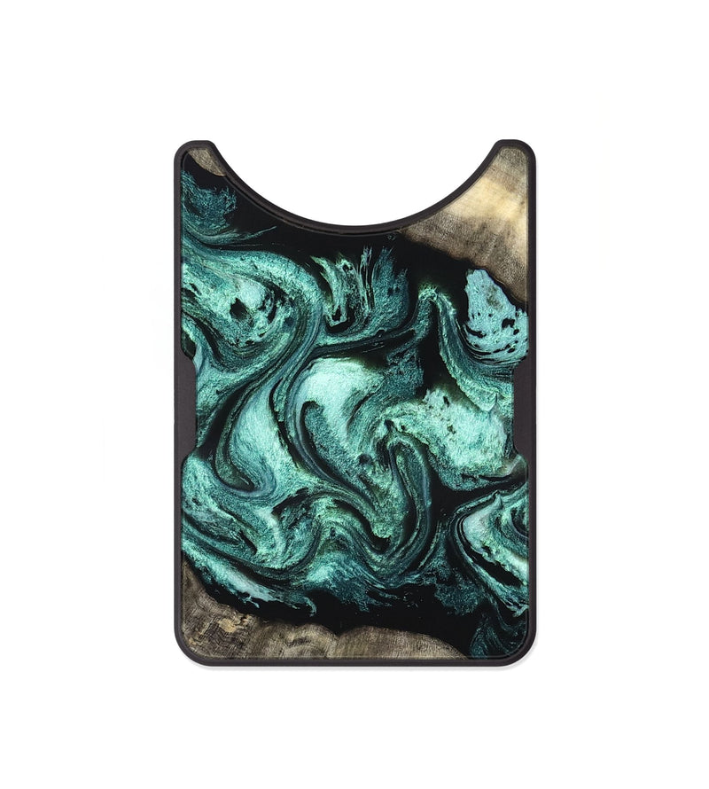 Alloy Wood Wallet - Jenifer (Green, 827351)