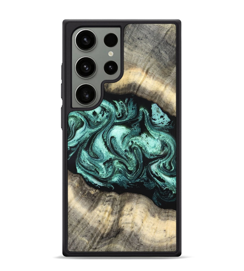 Galaxy S24 Ultra Wood Phone Case - Jenifer (Green, 827351)