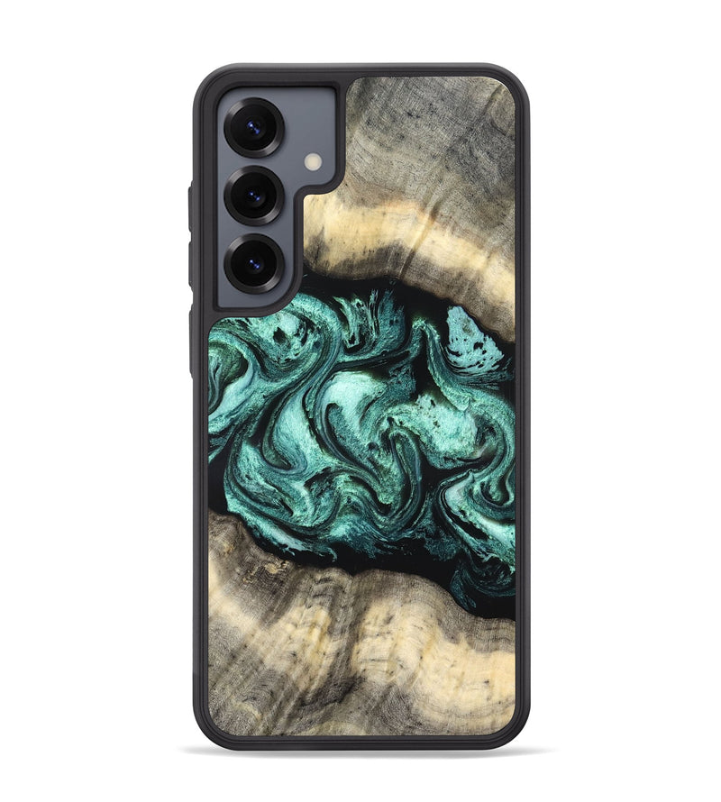 Galaxy S25 Plus Wood Phone Case - Jenifer (Green, 827351)
