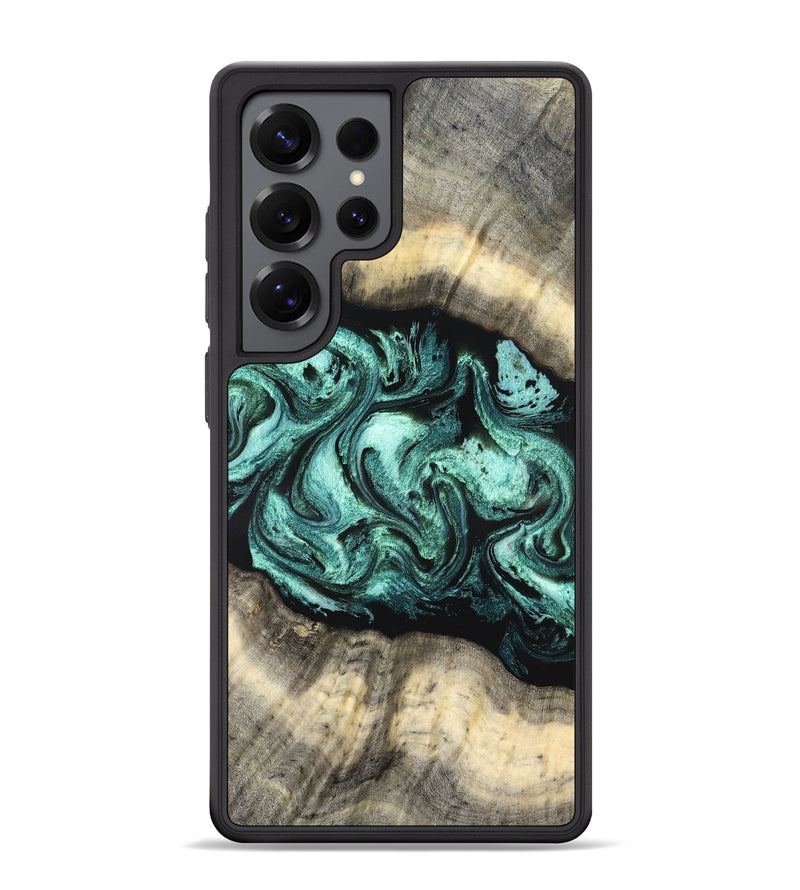 Galaxy S25 Ultra Wood Phone Case - Jenifer (Green, 827351)