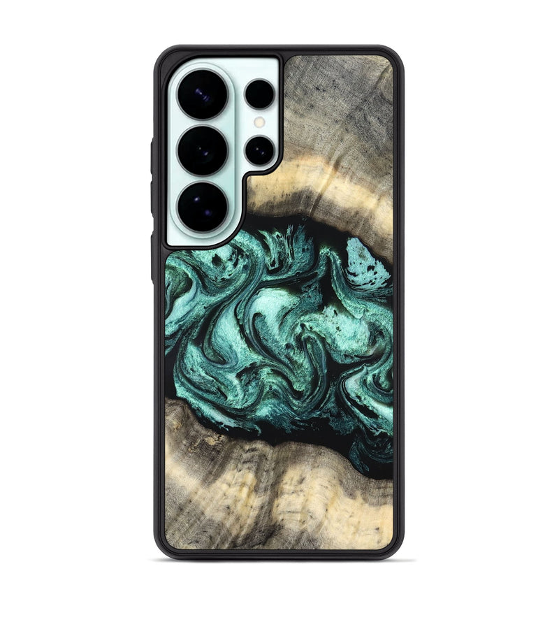 Galaxy S26 Ultra Wood Phone Case - Jenifer (Green, 827351)