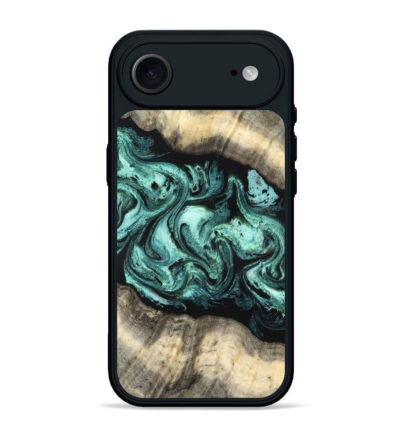 iPhone 17 Air Wood Phone Case - Jenifer (Green, 827351)