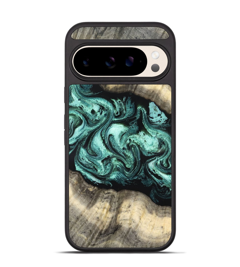 Pixel 10 Wood Phone Case - Jenifer (Green, 827351)