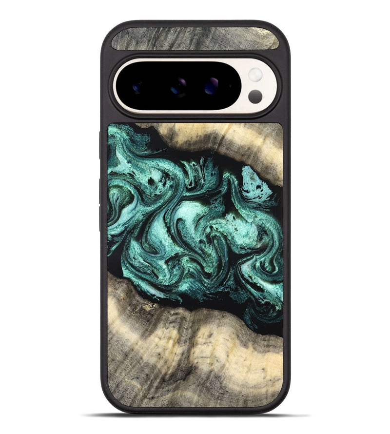 Pixel 9 Pro XL Wood Phone Case - Jenifer (Green, 827351)