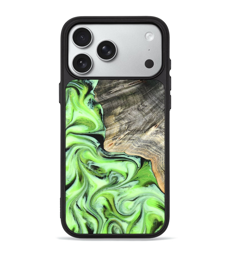 iPhone 18 Pro Max Wood Phone Case - Steven (Neon, 827352)