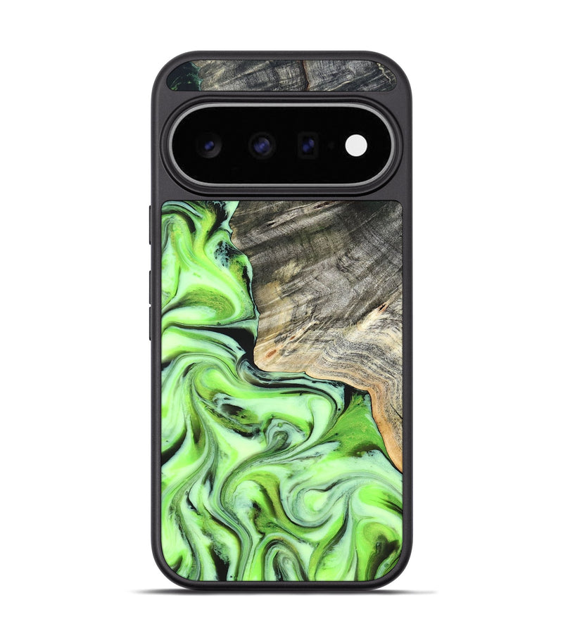 Pixel 11 Pro Wood Phone Case - Steven (Neon, 827352)