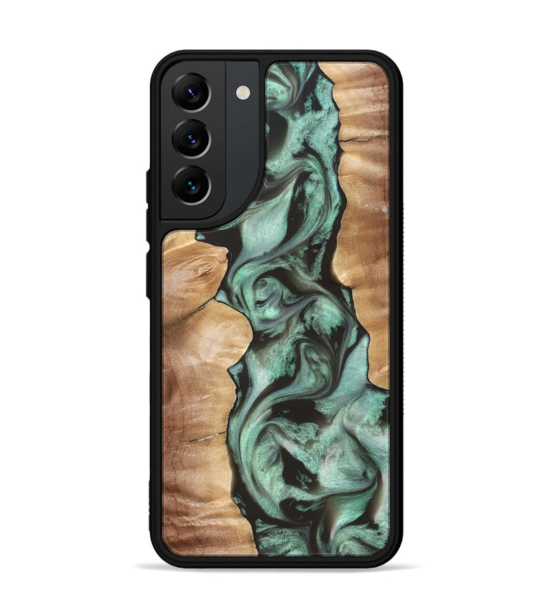 Galaxy S22 Plus Wood Phone Case - Vicky (Green, 827353)