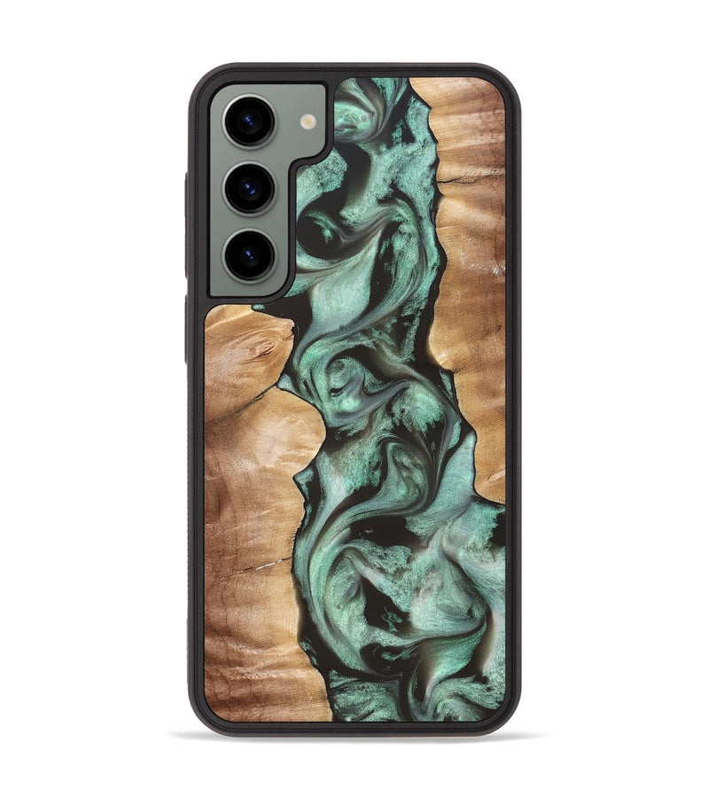 Galaxy S23 Plus Wood Phone Case - Vicky (Green, 827353)