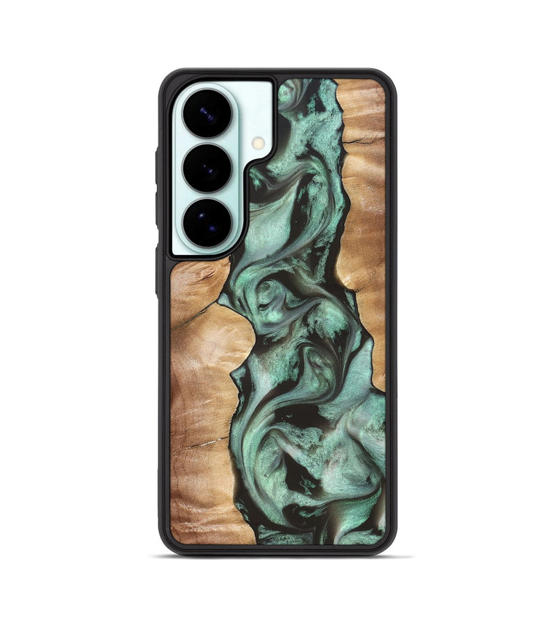 Galaxy S26 Wood Phone Case - Vicky (Green, 827353)