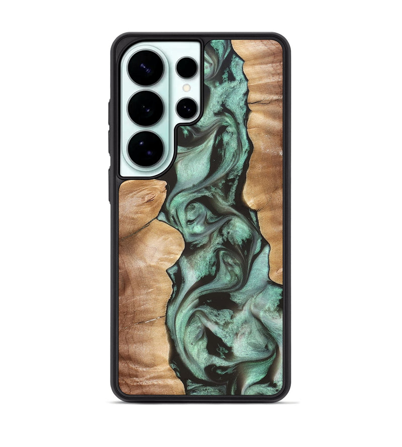 Galaxy S26 Ultra Wood Phone Case - Vicky (Green, 827353)