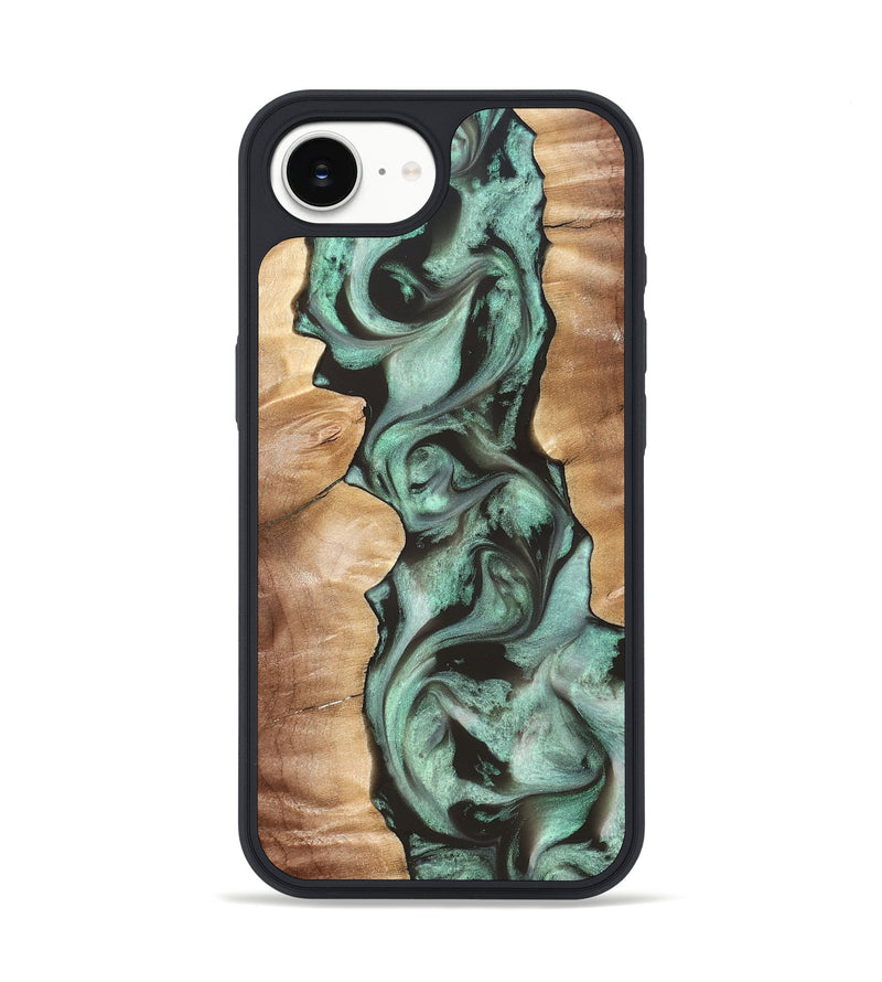 iPhone 17e Wood Phone Case - Vicky (Green, 827353)