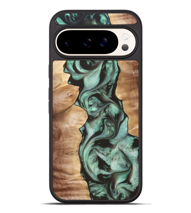 Pixel 9 Pro XL Wood Phone Case - Vicky (Green, 827353)