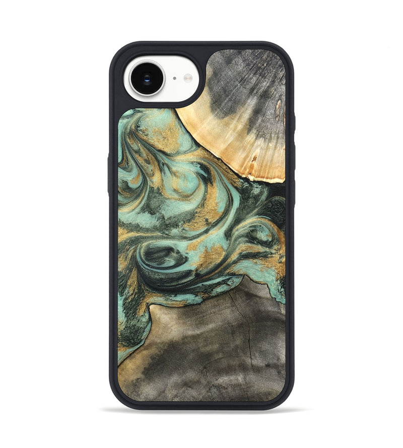 iPhone 17e Wood Phone Case - Amare (Green, 827354)