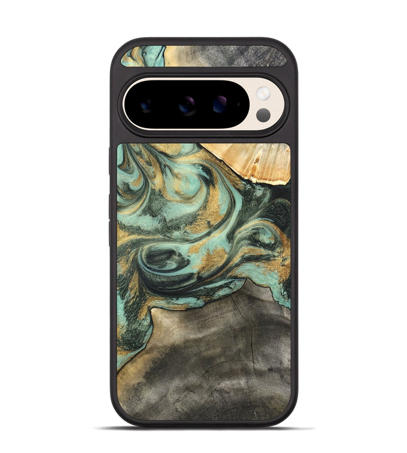 Pixel 10 Wood Phone Case - Amare (Green, 827354)