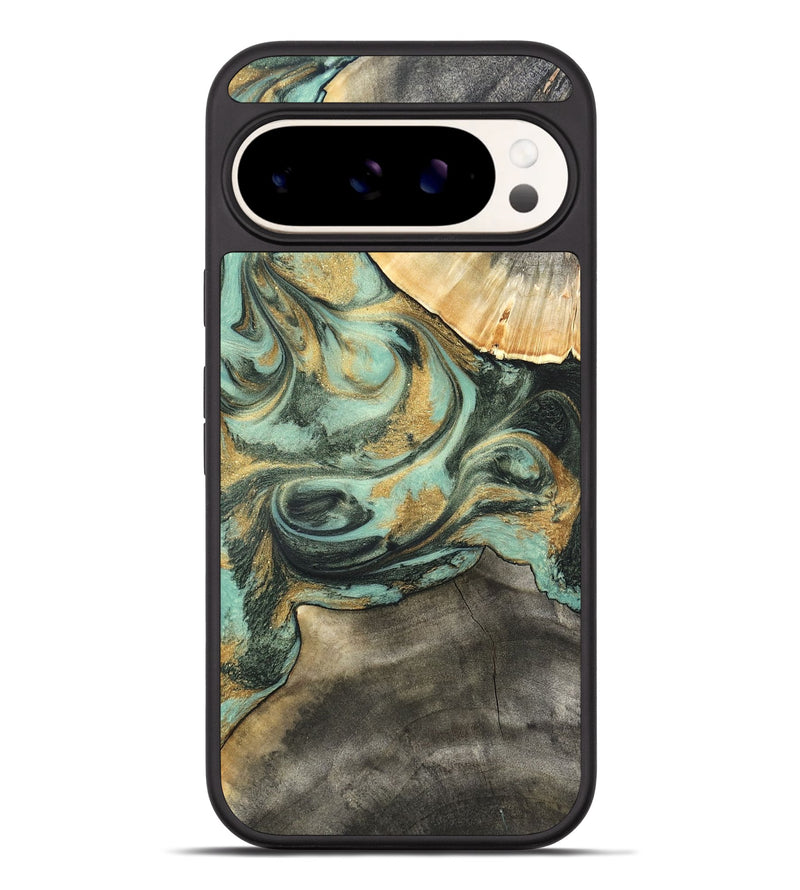 Pixel 9 Pro XL Wood Phone Case - Amare (Green, 827354)