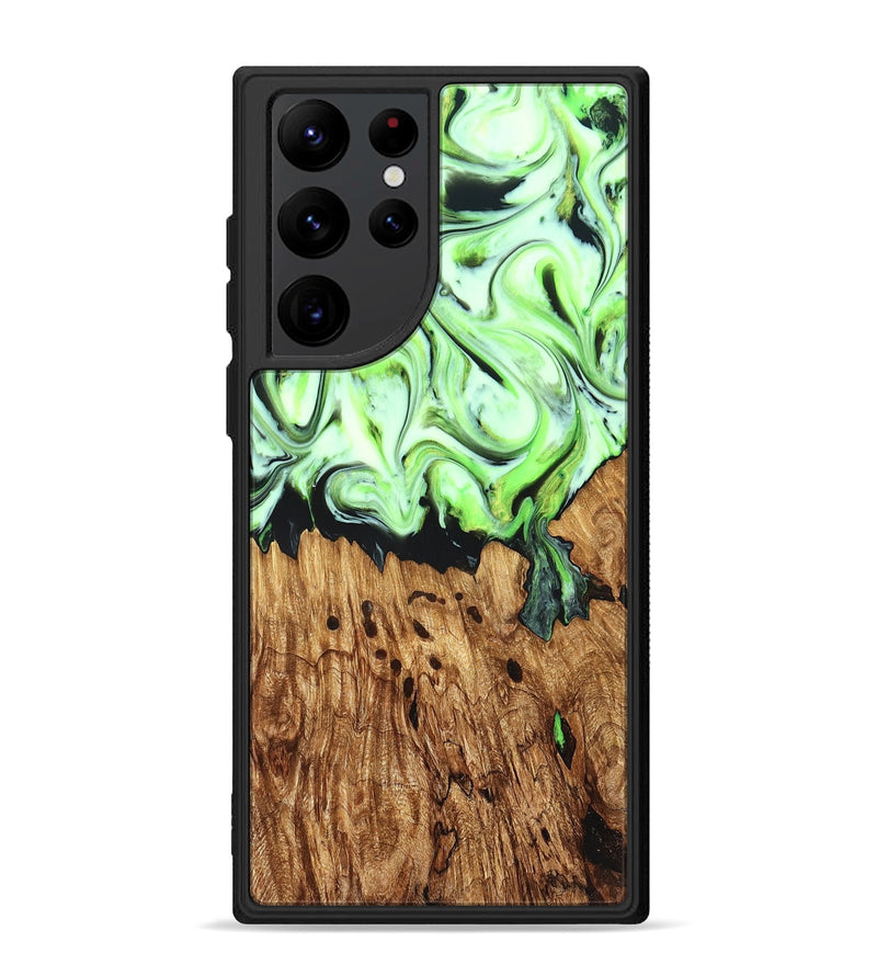 Galaxy S22 Ultra Wood Phone Case - Bruno (Neon, 827355)