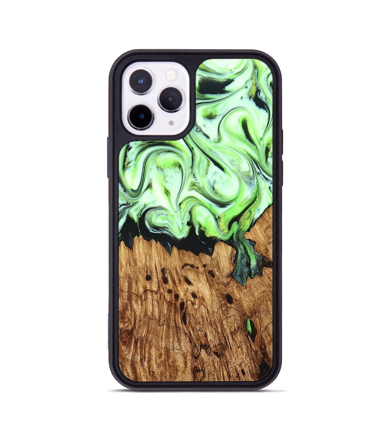 iPhone 11 Pro Wood Phone Case - Bruno (Neon, 827355)