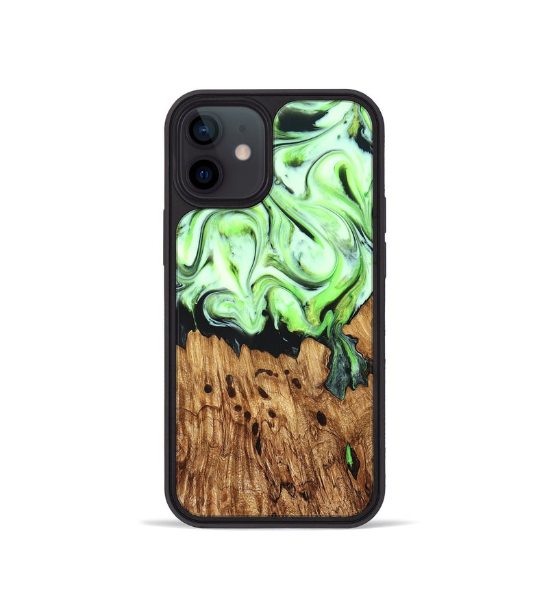 iPhone 12 mini Wood Phone Case - Bruno (Neon, 827355)