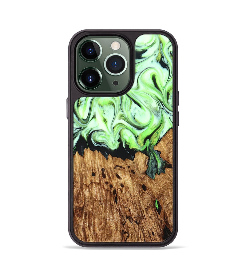 iPhone 13 Pro Wood Phone Case - Bruno (Neon, 827355)