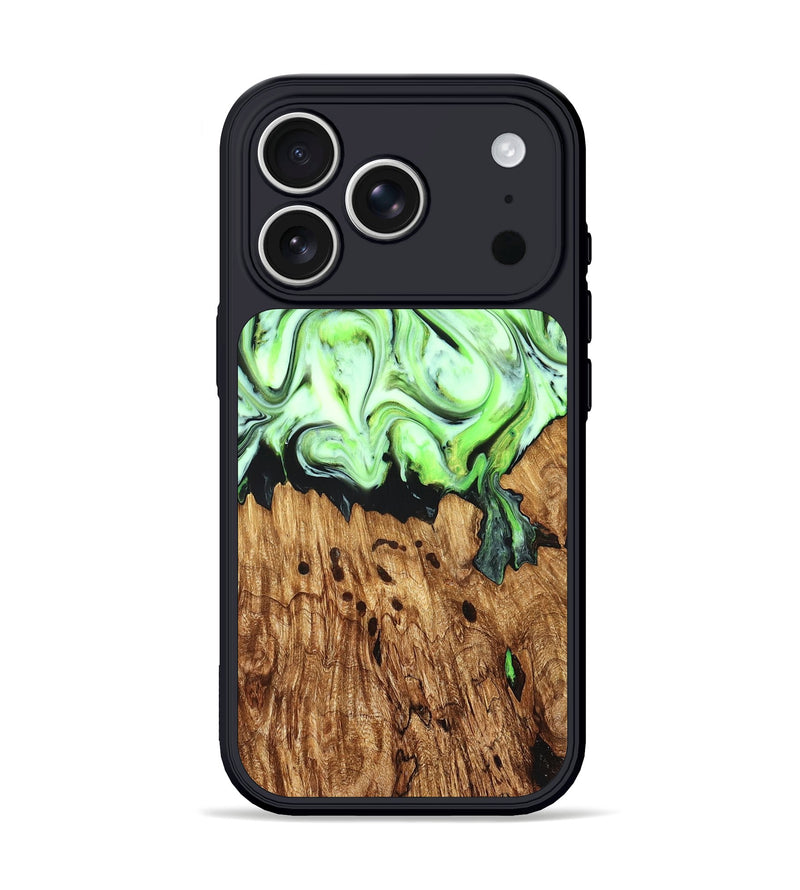 iPhone 17 Pro Wood Phone Case - Bruno (Neon, 827355)