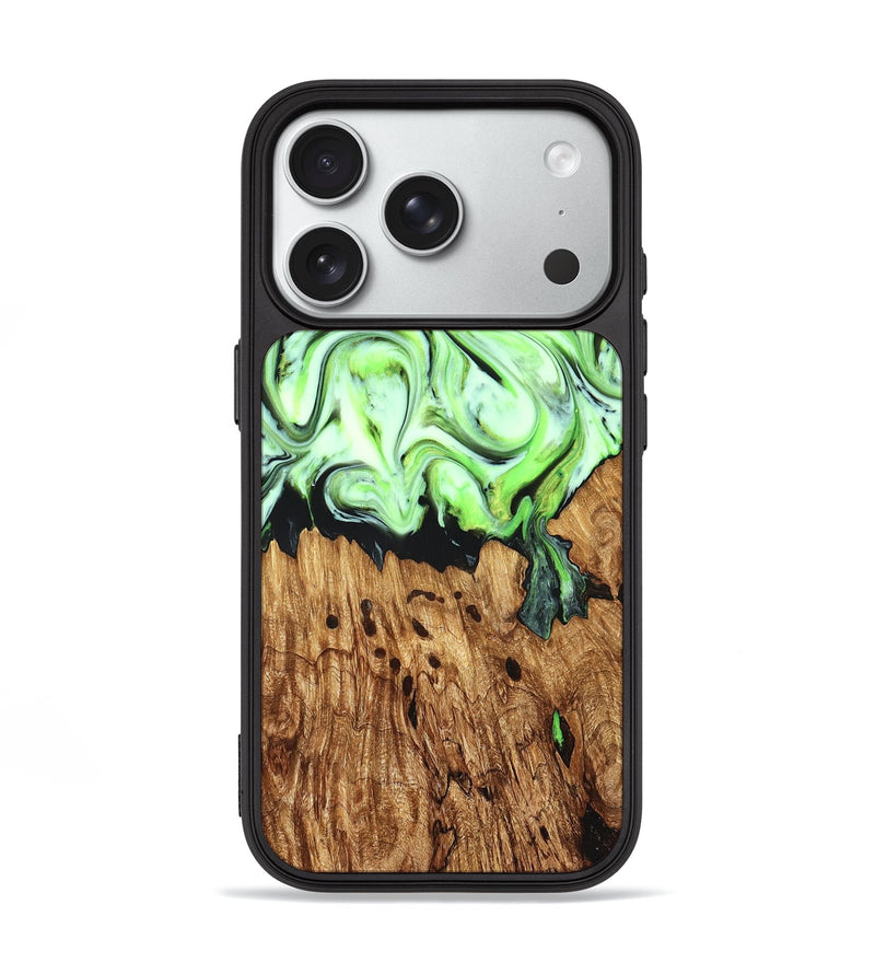 iPhone 18 Pro Wood Phone Case - Bruno (Neon, 827355)