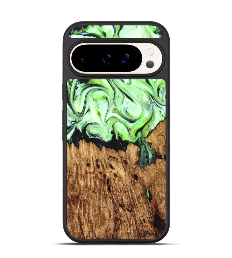 Pixel 9 Pro Wood Phone Case - Bruno (Neon, 827355)