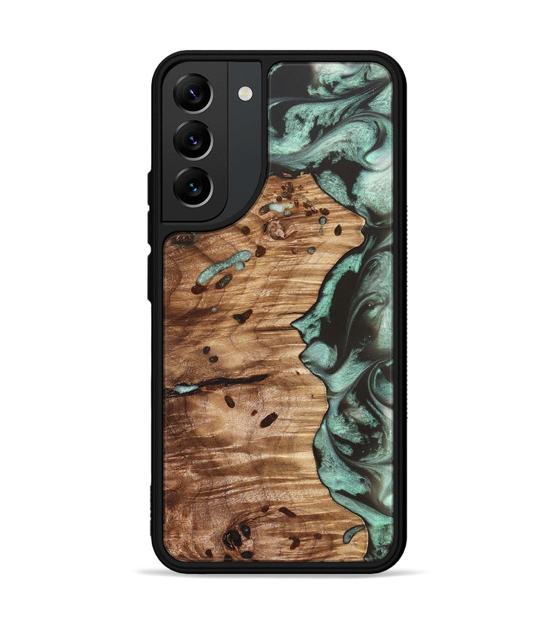 Galaxy S22 Plus Wood Phone Case - Ben (Green, 827356)