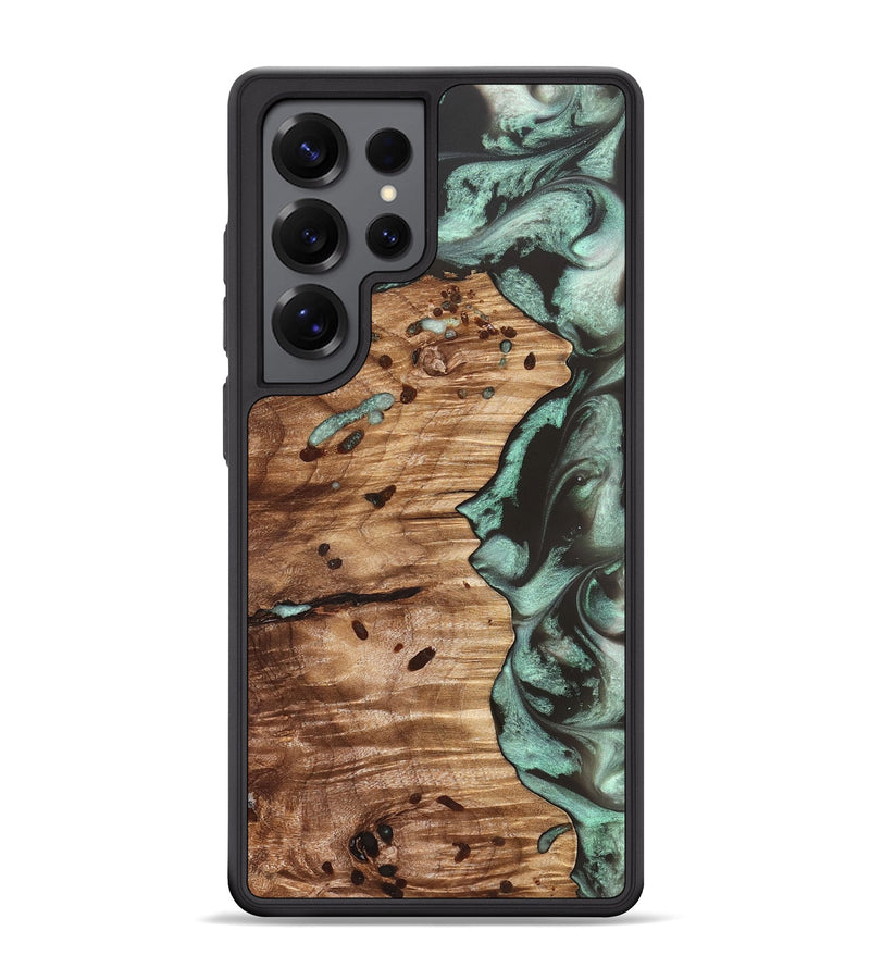 Galaxy S25 Ultra Wood Phone Case - Ben (Green, 827356)