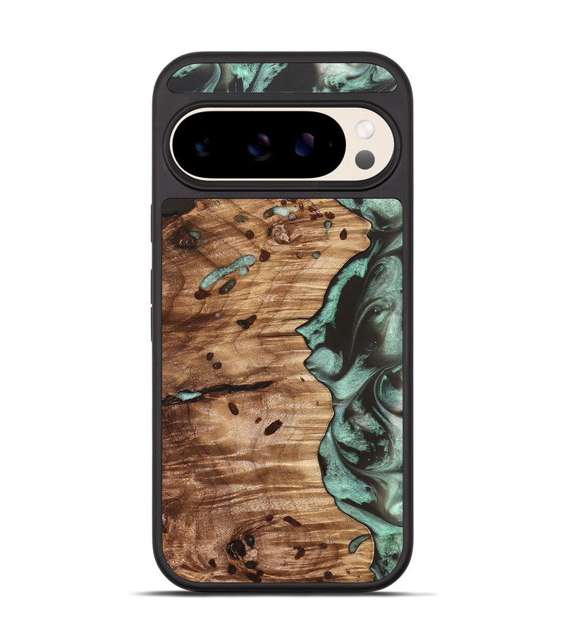 Pixel 10 Wood Phone Case - Ben (Green, 827356)
