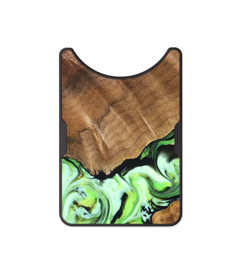 Alloy Wood Wallet - Una (Green, 827358)