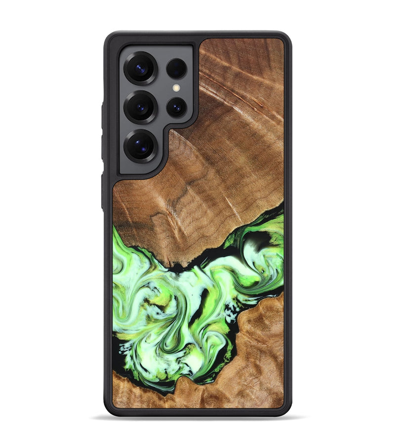 Galaxy S25 Ultra Wood Phone Case - Una (Green, 827358)
