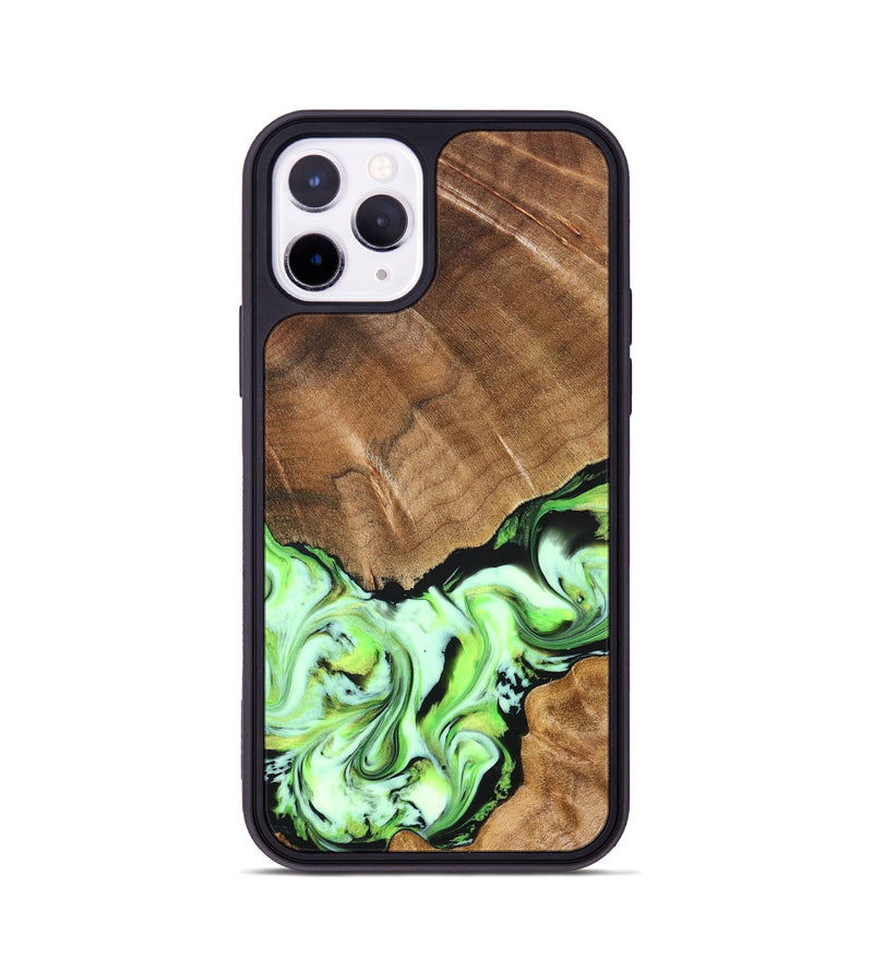 iPhone 11 Pro Wood Phone Case - Una (Green, 827358)