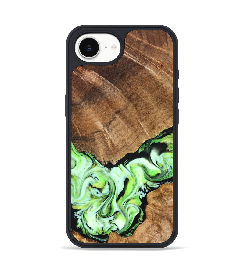 iPhone 17e Wood Phone Case - Una (Green, 827358)