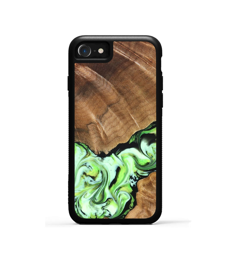 iPhone SE Wood Phone Case - Una (Green, 827358)
