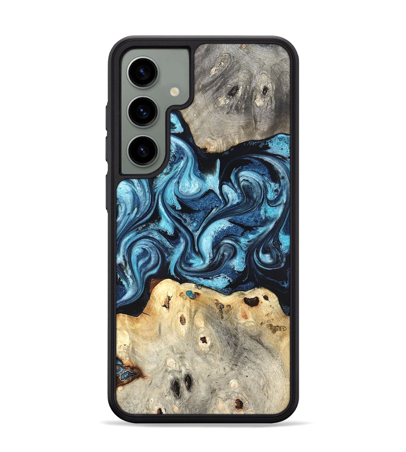 Galaxy S24 Plus Wood Phone Case - Laisha (Blue, 827360)