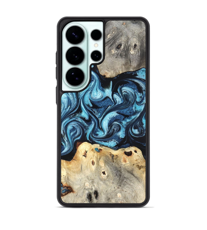 Galaxy S26 Ultra Wood Phone Case - Laisha (Blue, 827360)