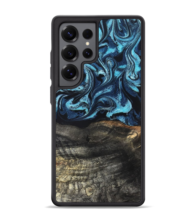 Galaxy S25 Ultra Wood Phone Case - Katelin (Blue, 827361)