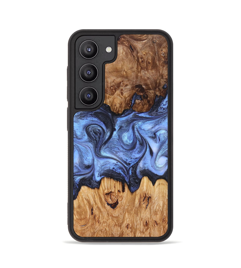 Galaxy S23 Wood Phone Case - Marco (Blue, 827362)