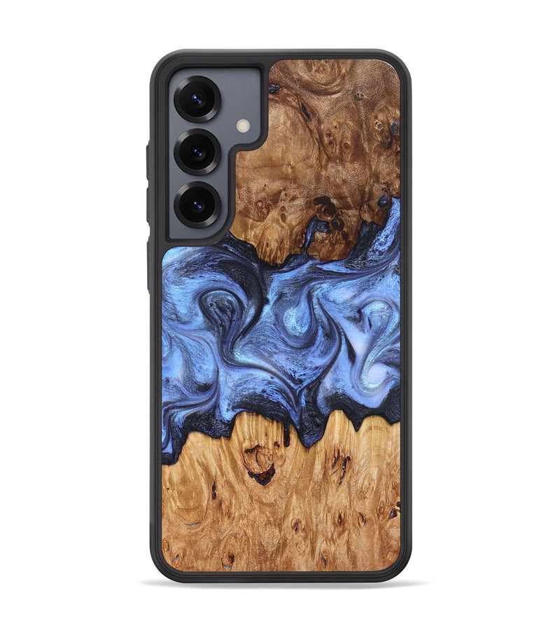 Galaxy S25 Plus Wood Phone Case - Marco (Blue, 827362)