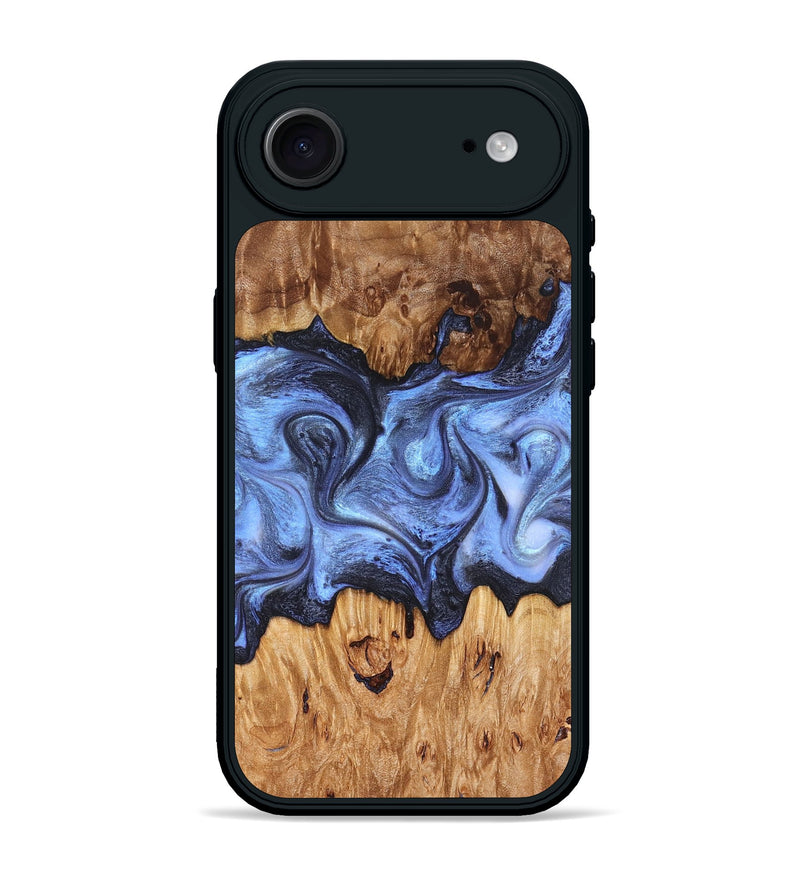 iPhone 17 Air Wood Phone Case - Marco (Blue, 827362)