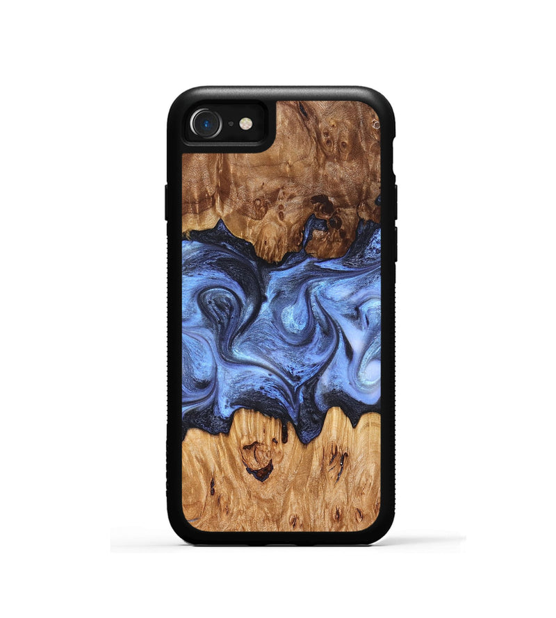 iPhone SE Wood Phone Case - Marco (Blue, 827362)