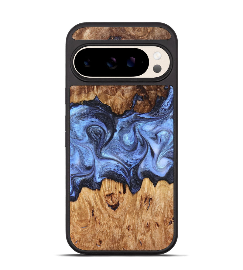 Pixel 10 Wood Phone Case - Marco (Blue, 827362)