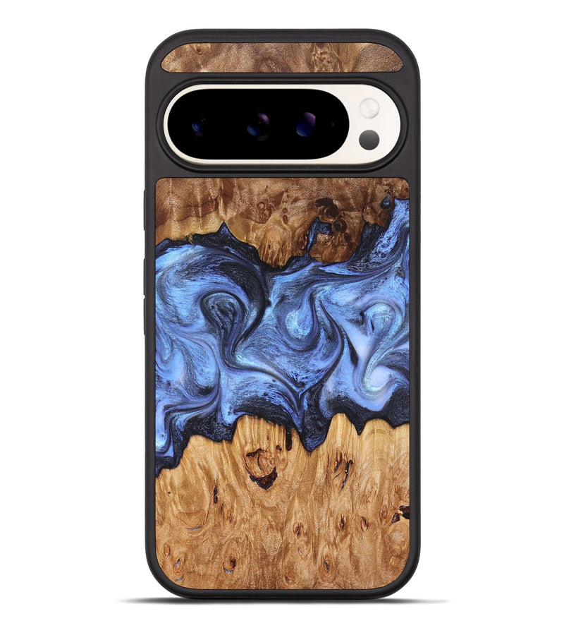 Pixel 10 Pro XL Wood Phone Case - Marco (Blue, 827362)