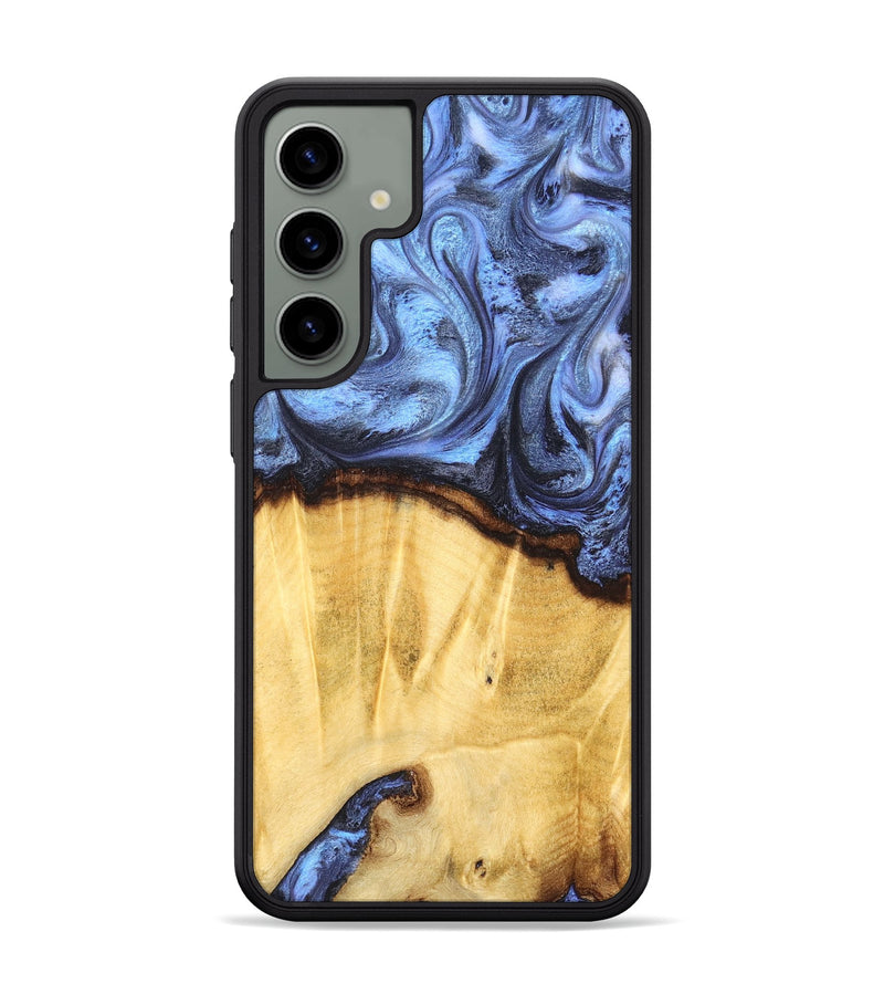 Galaxy S24 Plus Wood Phone Case - Brenden (Blue, 827364)