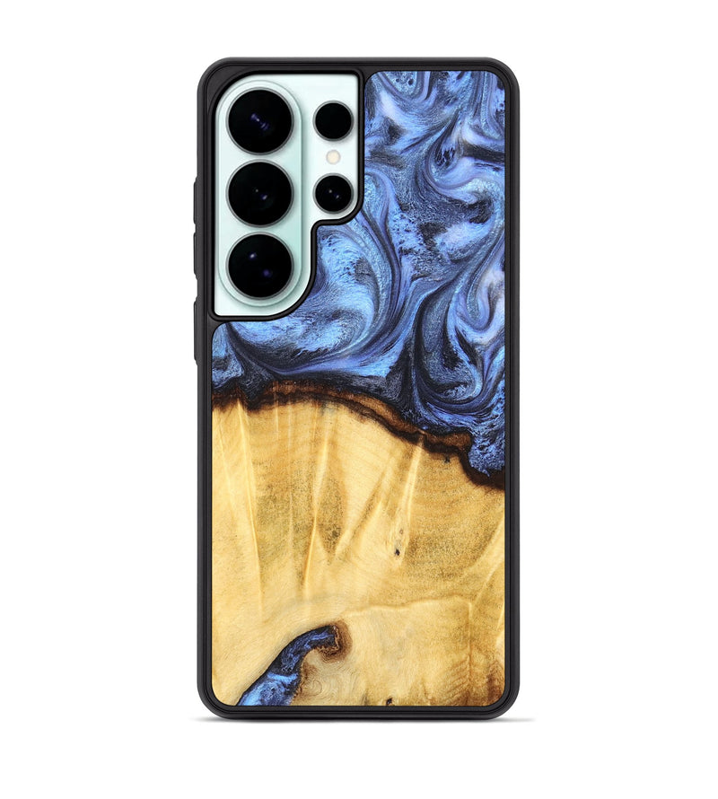 Galaxy S26 Ultra Wood Phone Case - Brenden (Blue, 827364)