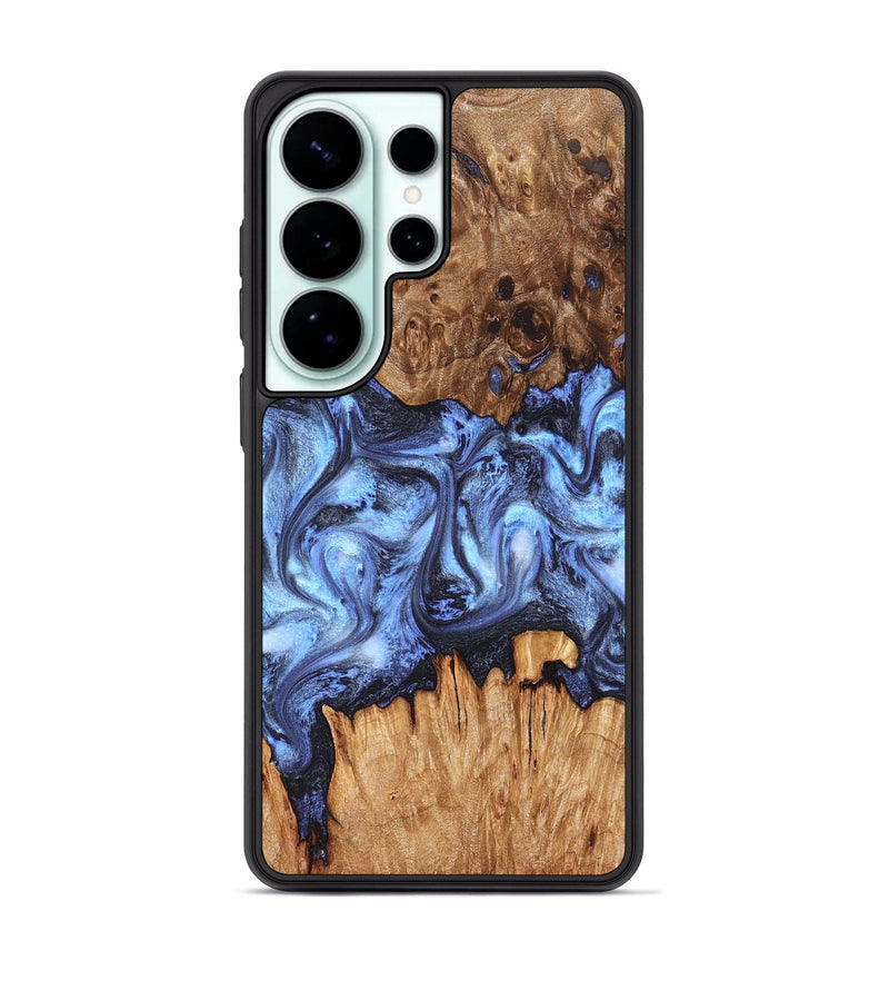 Galaxy S26 Ultra Wood Phone Case - Tanesha (Blue, 827365)